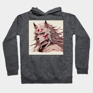 anime wolf Hoodie